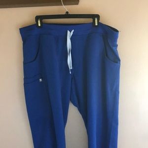 Figs Kade Scrub Pants - Winning Blue
